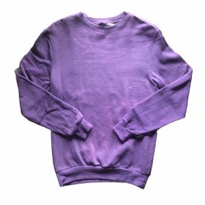 H&M Divided Dyed Purple Sweatshirt